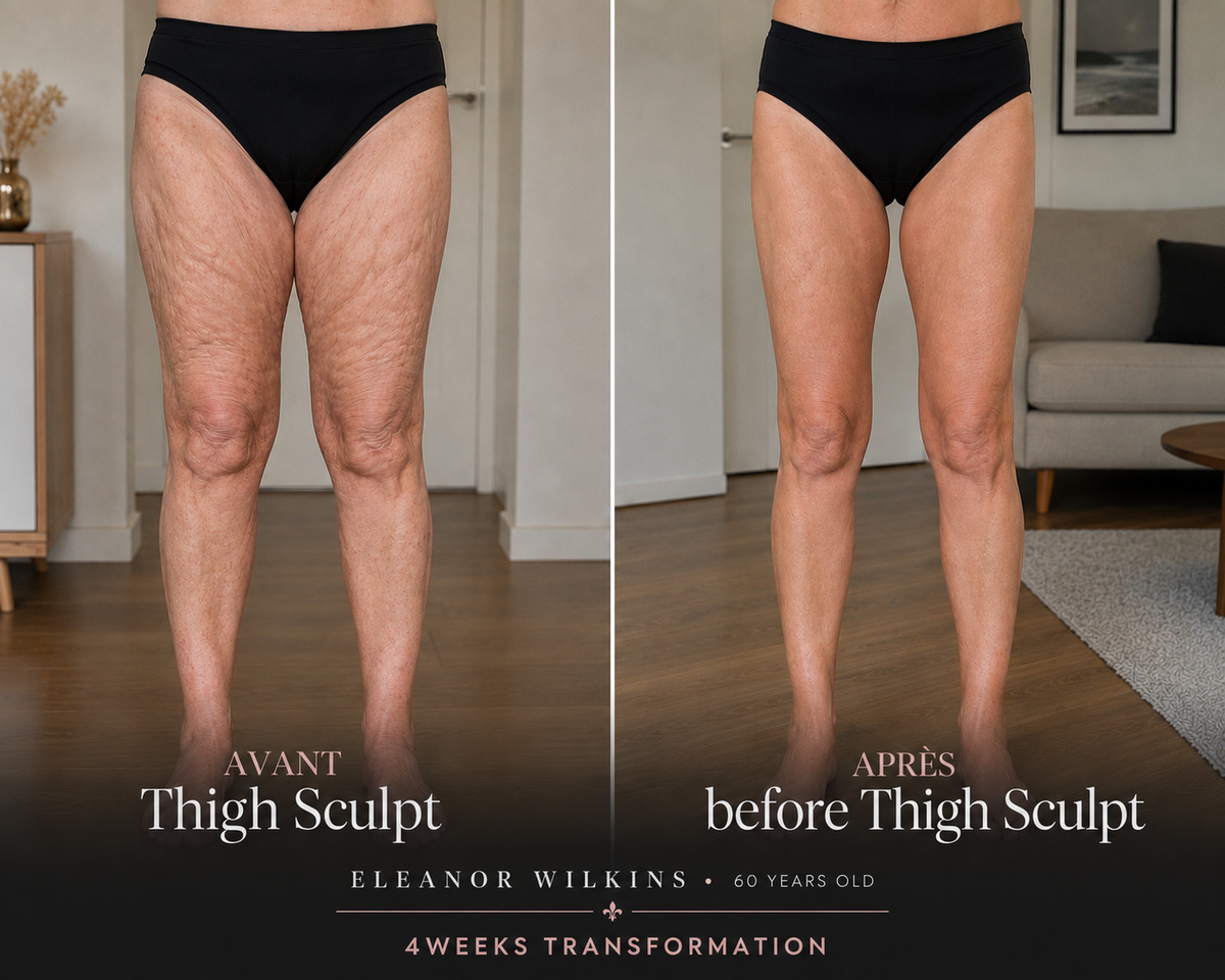 Thigh Sculpt before and after